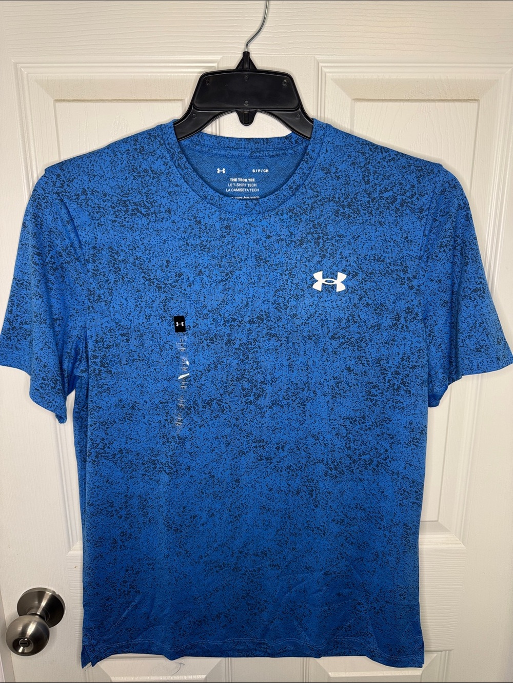 NWT Men’s Under Armour Blue Short-Sleeve Pixalate Graphic Performance Tee